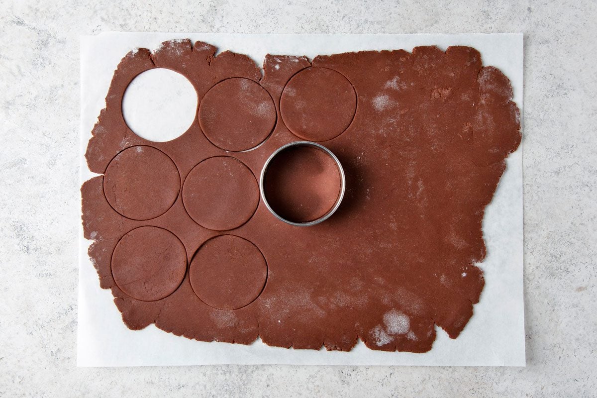 Cut with floured 3-in. cookie cutters.