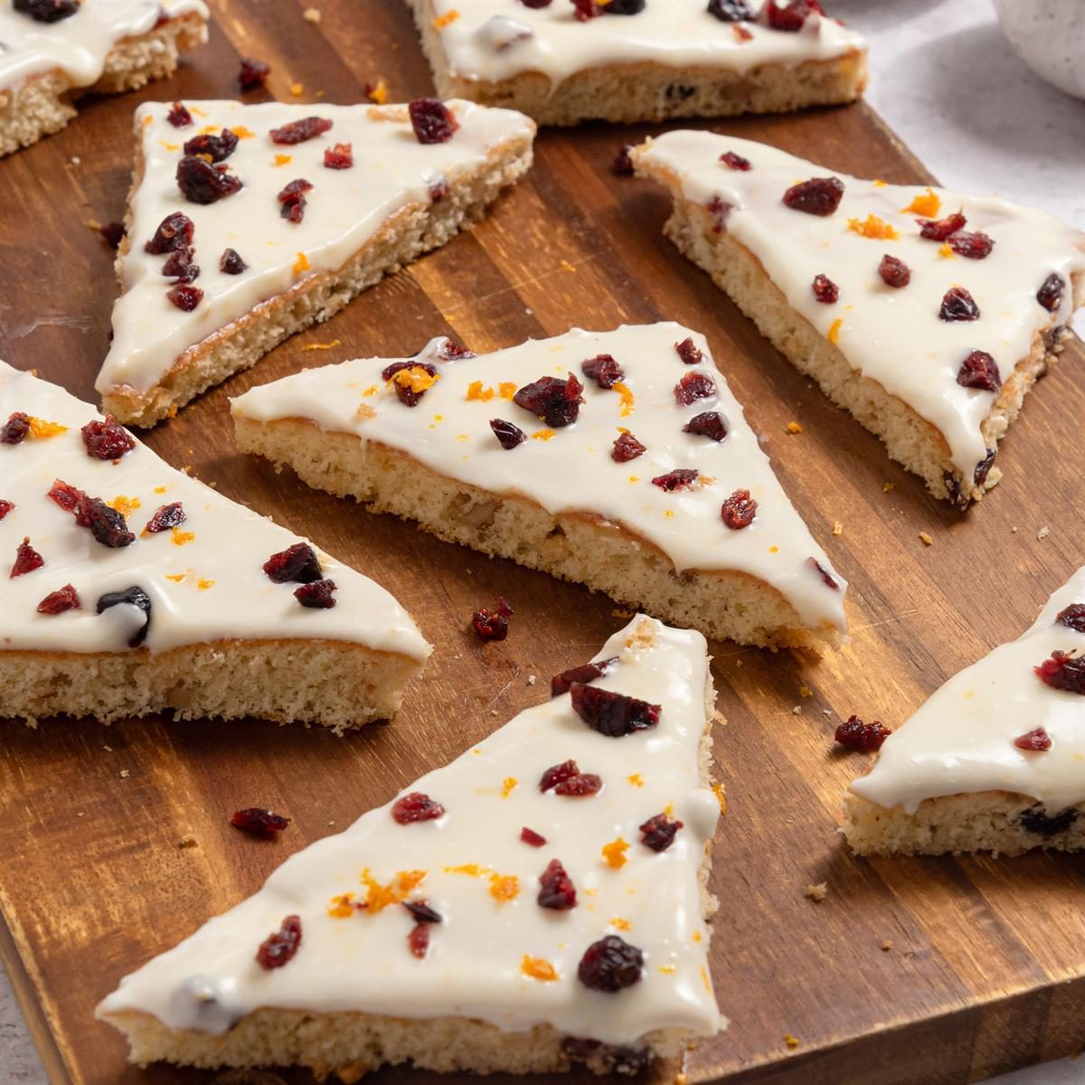 Cranberry Bars with Cream Cheese Frosting