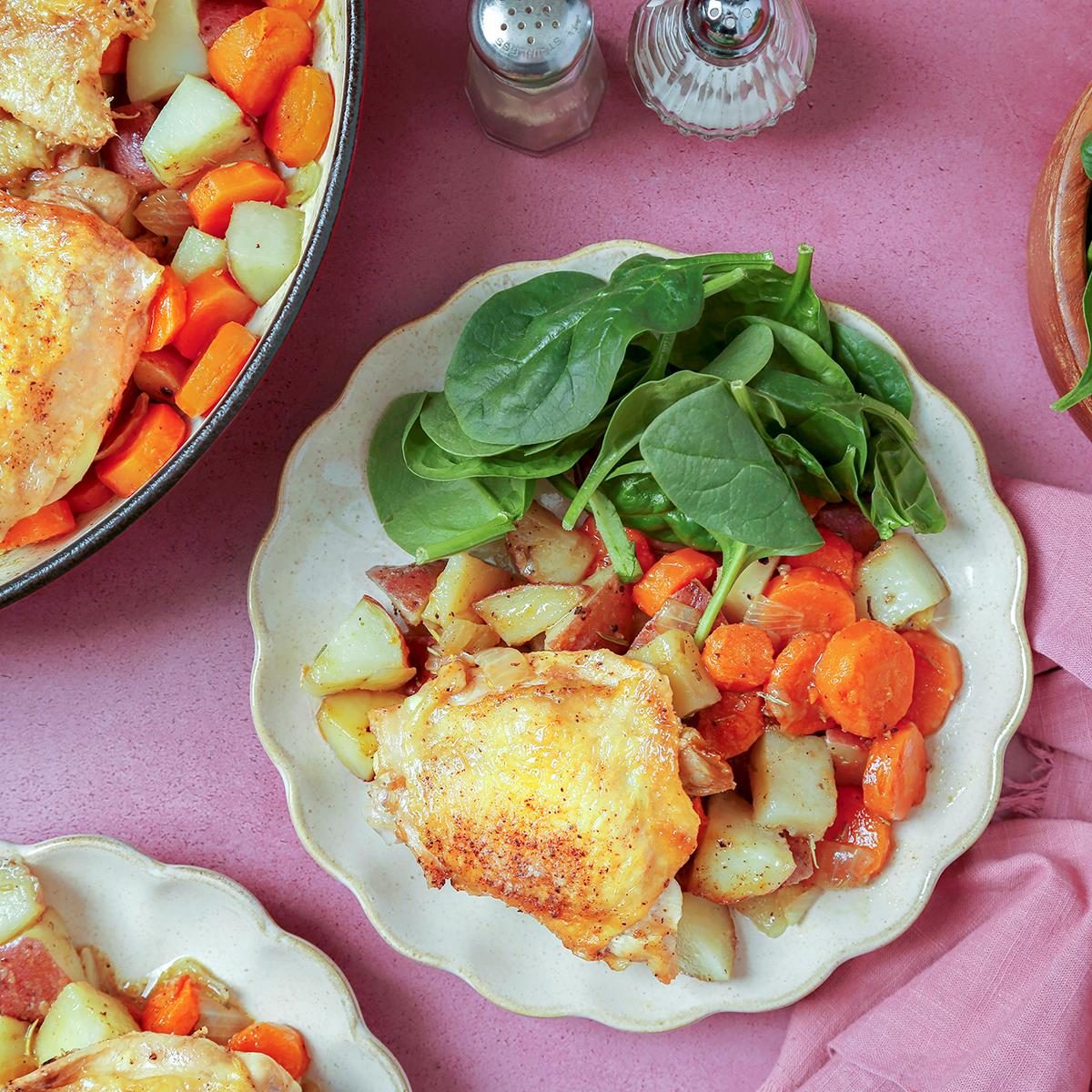 Dutch Oven Chicken Thighs