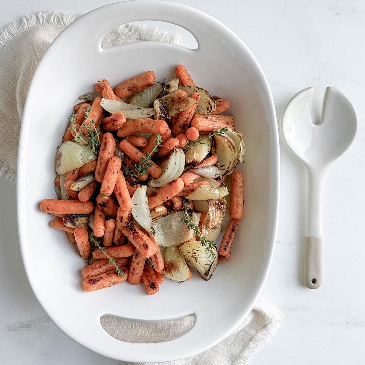 Roasted Carrots and Onions