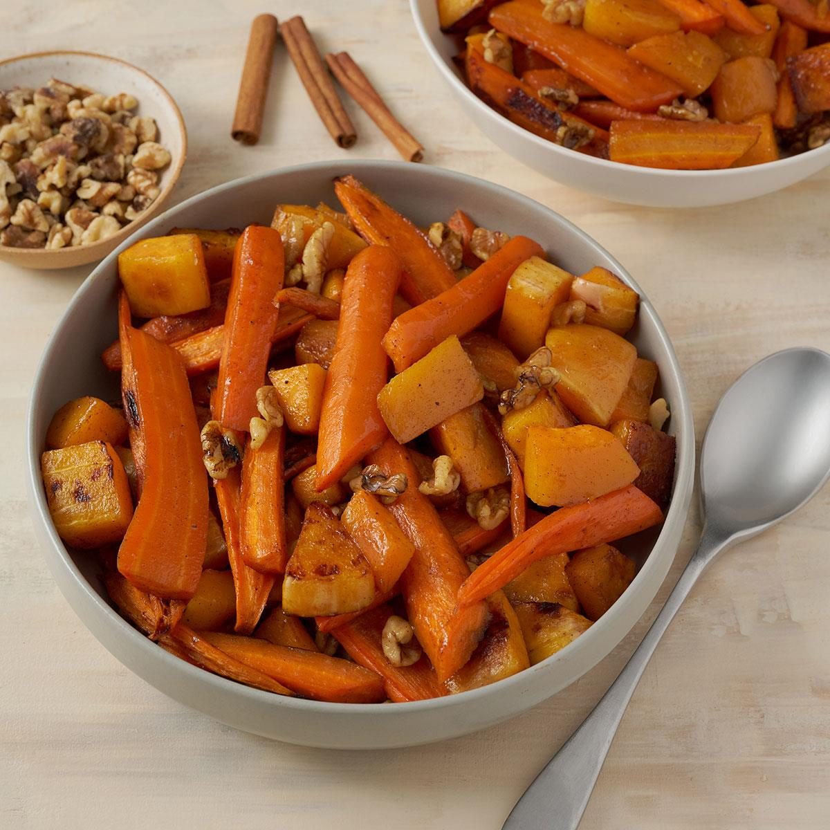 Roasted Squash and Carrots