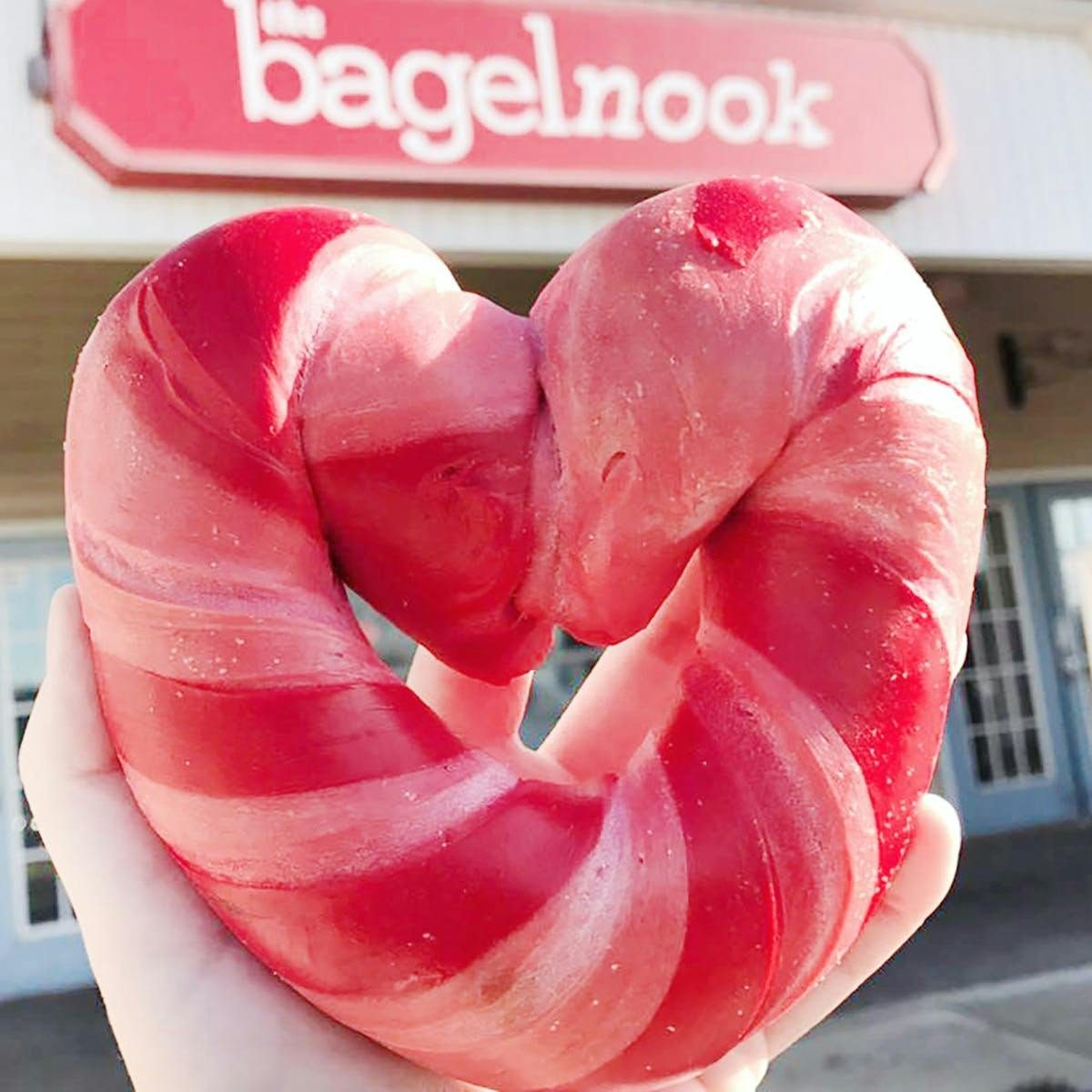 Valentines Day Bagel Dozen Via Goldbelly.com