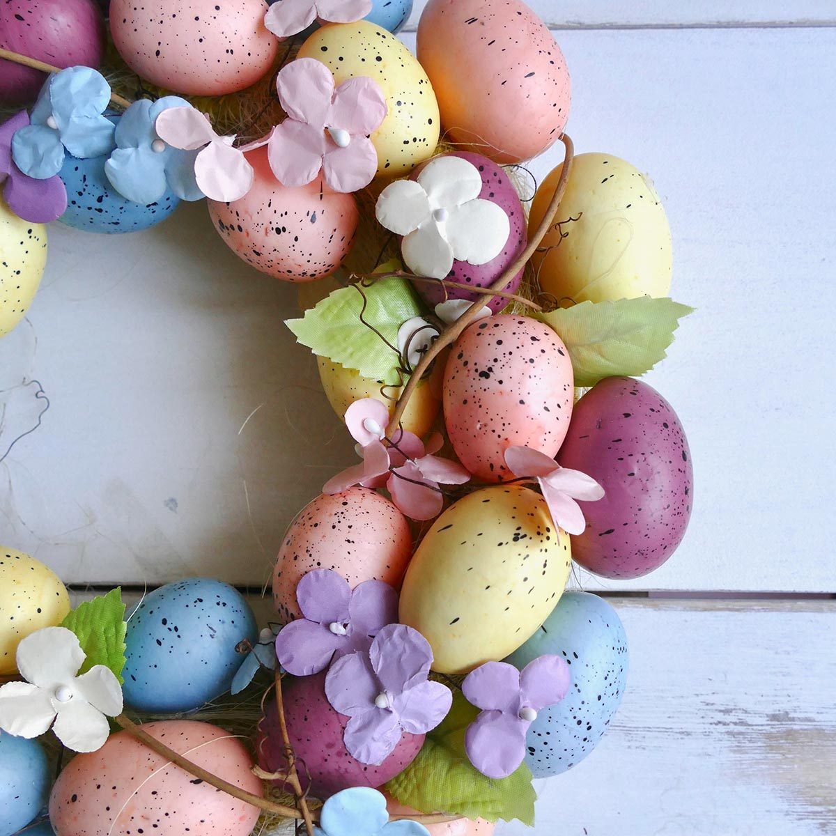 DIY easter wreath