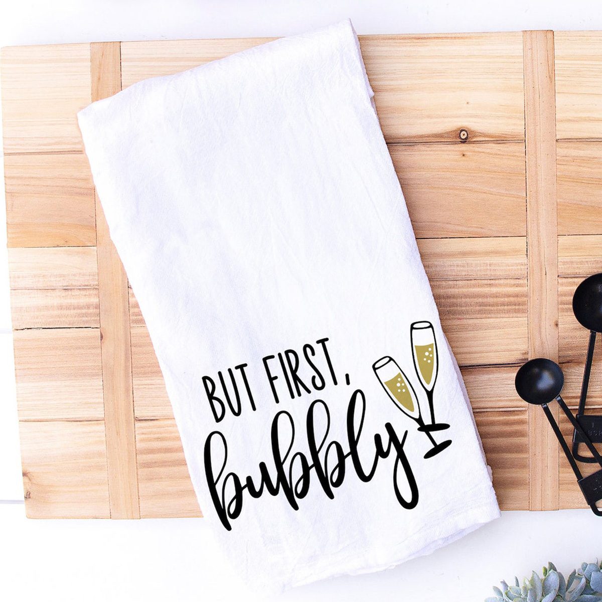 Champagne Kitchen Towel 