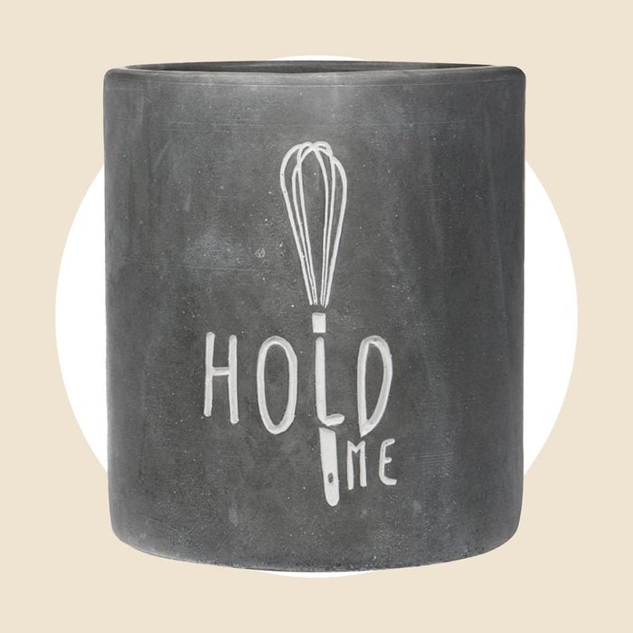 Hold Me Ceramic Utensil Crock Via Athome.com