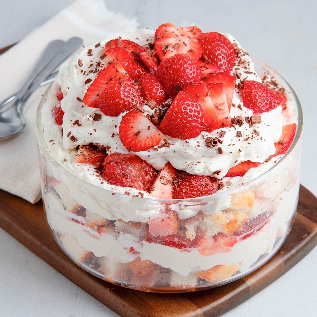 Strawberry Cheesecake Trifle