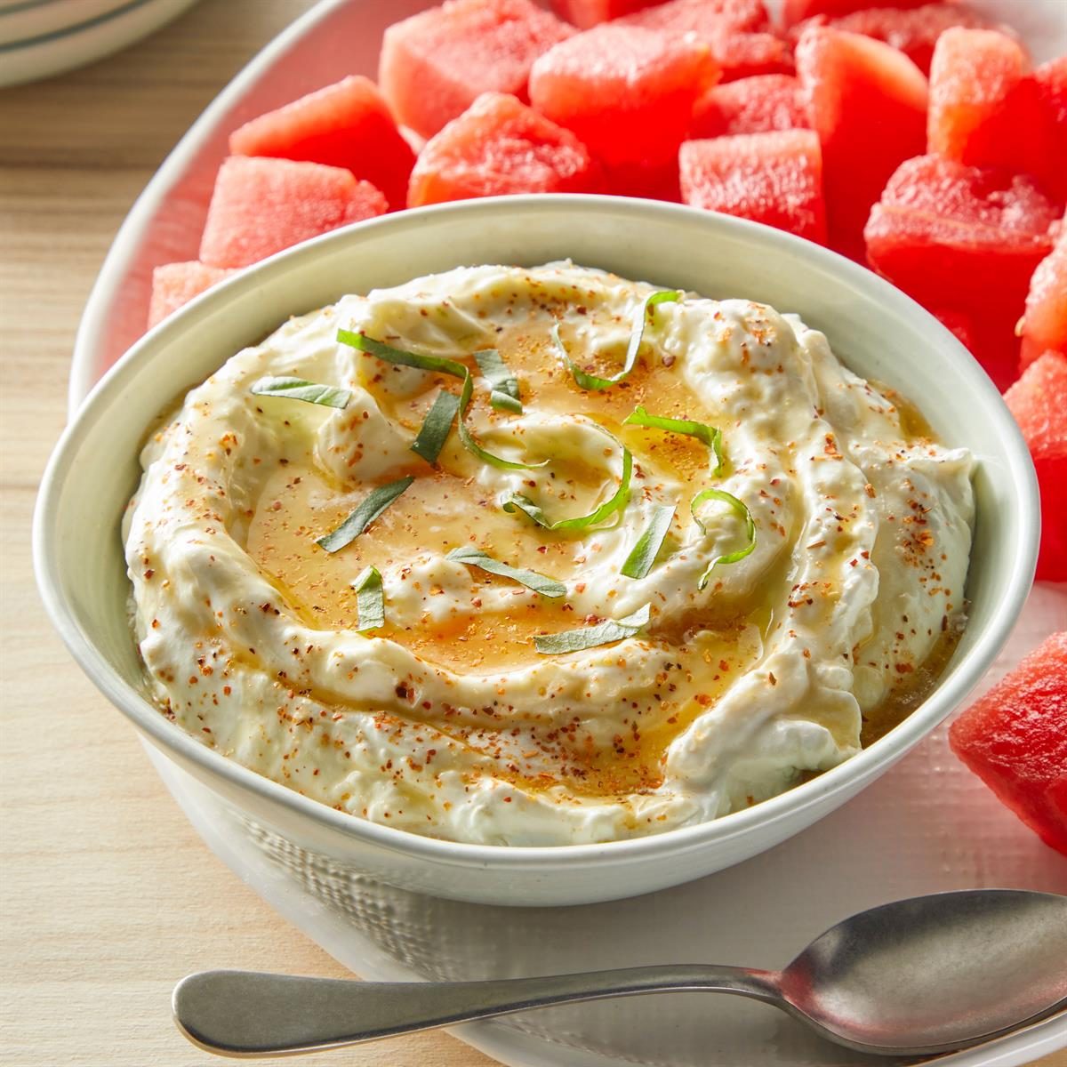 Watermelon and Key Lime Cream Cheese Dip