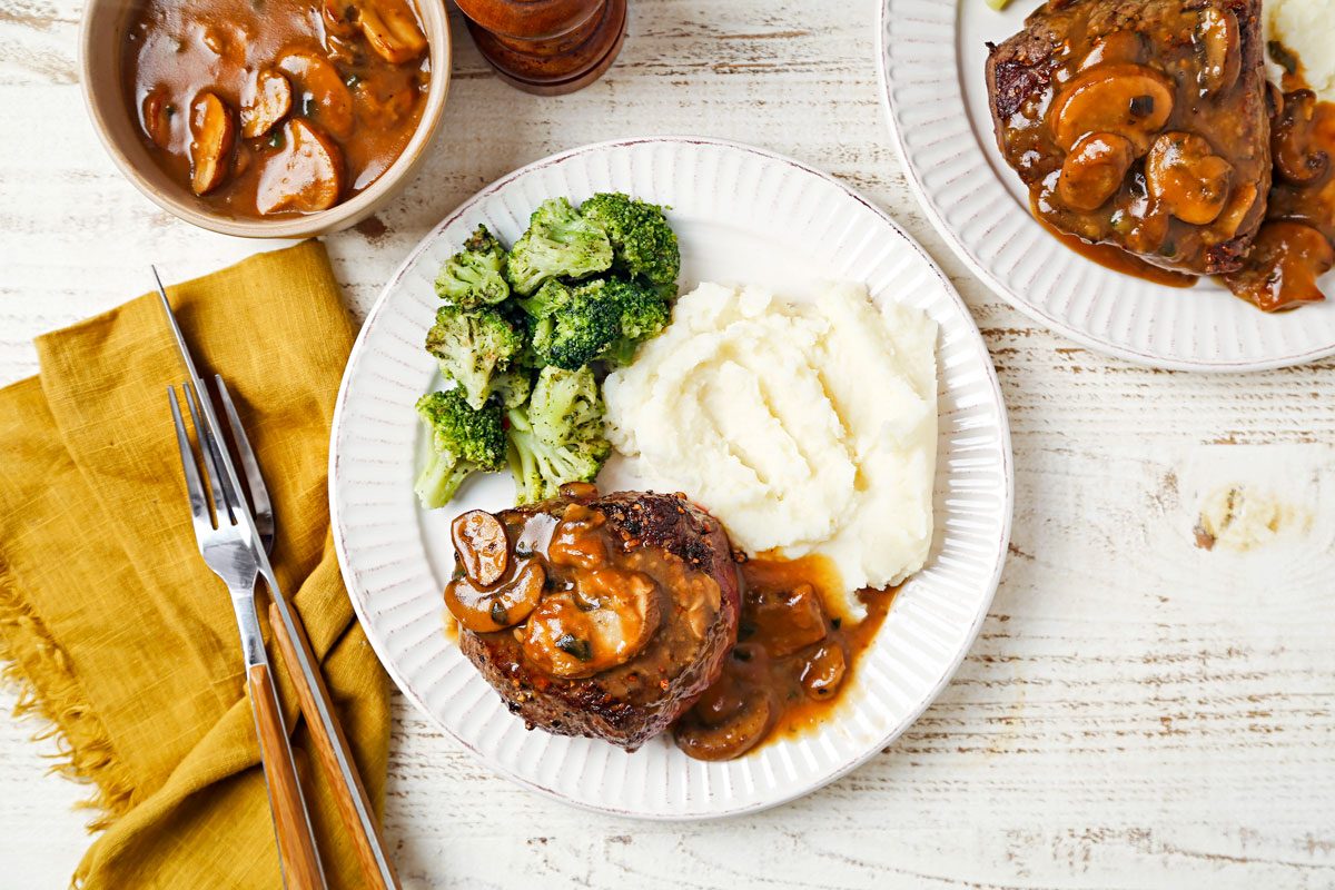 Beef Tenderloin And Mushroom Sauce