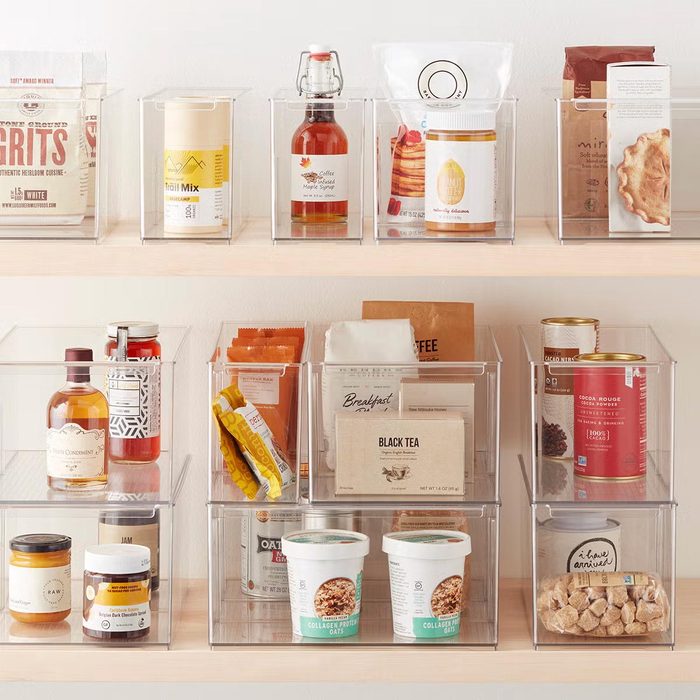Clear Organizer Bins