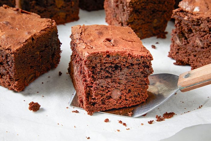 close up shot of Espresso Brownies