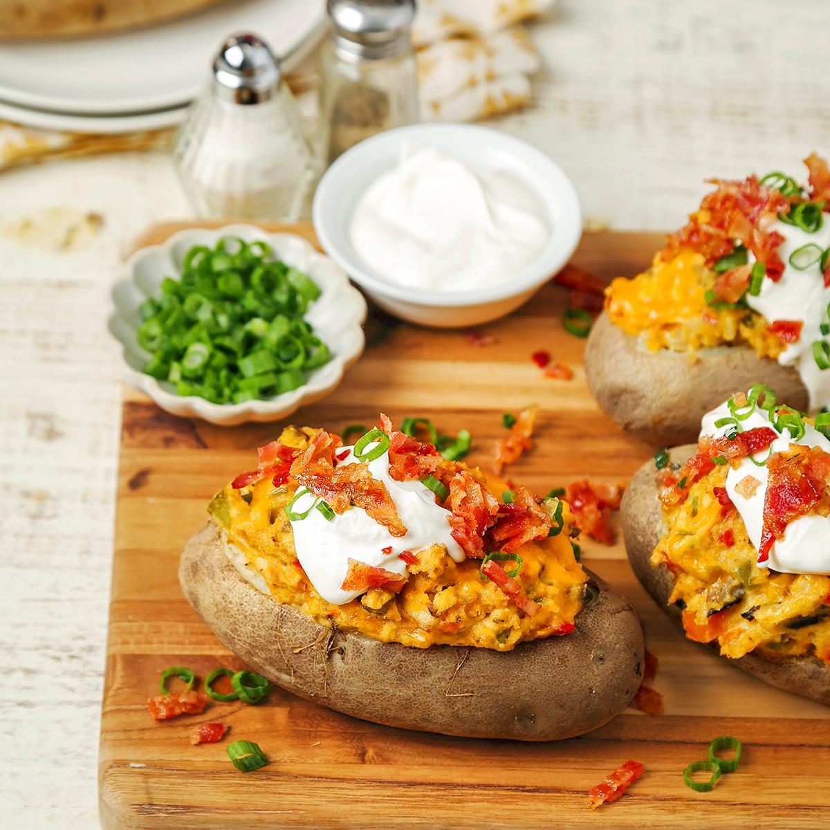 Breakfast Baked Potatoes