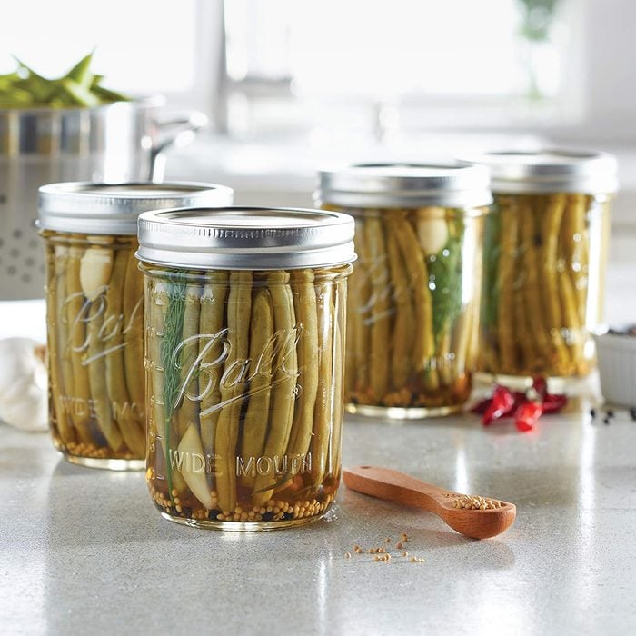 Fridge Organization Ideas - Mason Jars