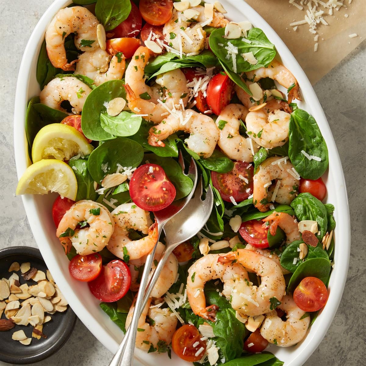 Shrimp Scampi Salad