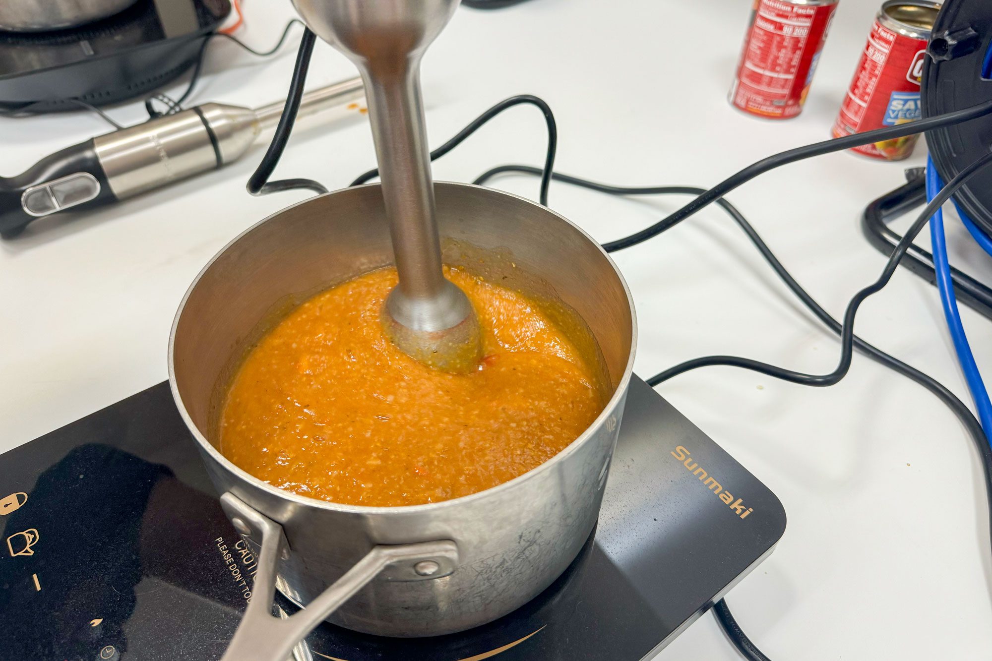 Vitamix Immersion Blender Review Soup Test
