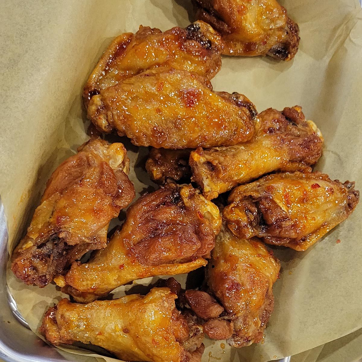 Asian Zing chicken wings from Buffalo Wild Wings