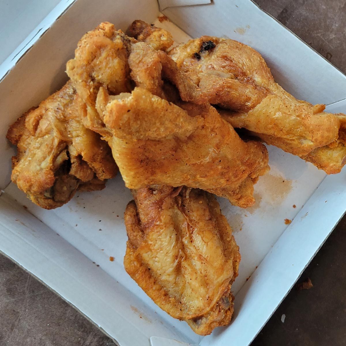 Buffalo Dry Rub chicken wings from Buffalo Wild Wings