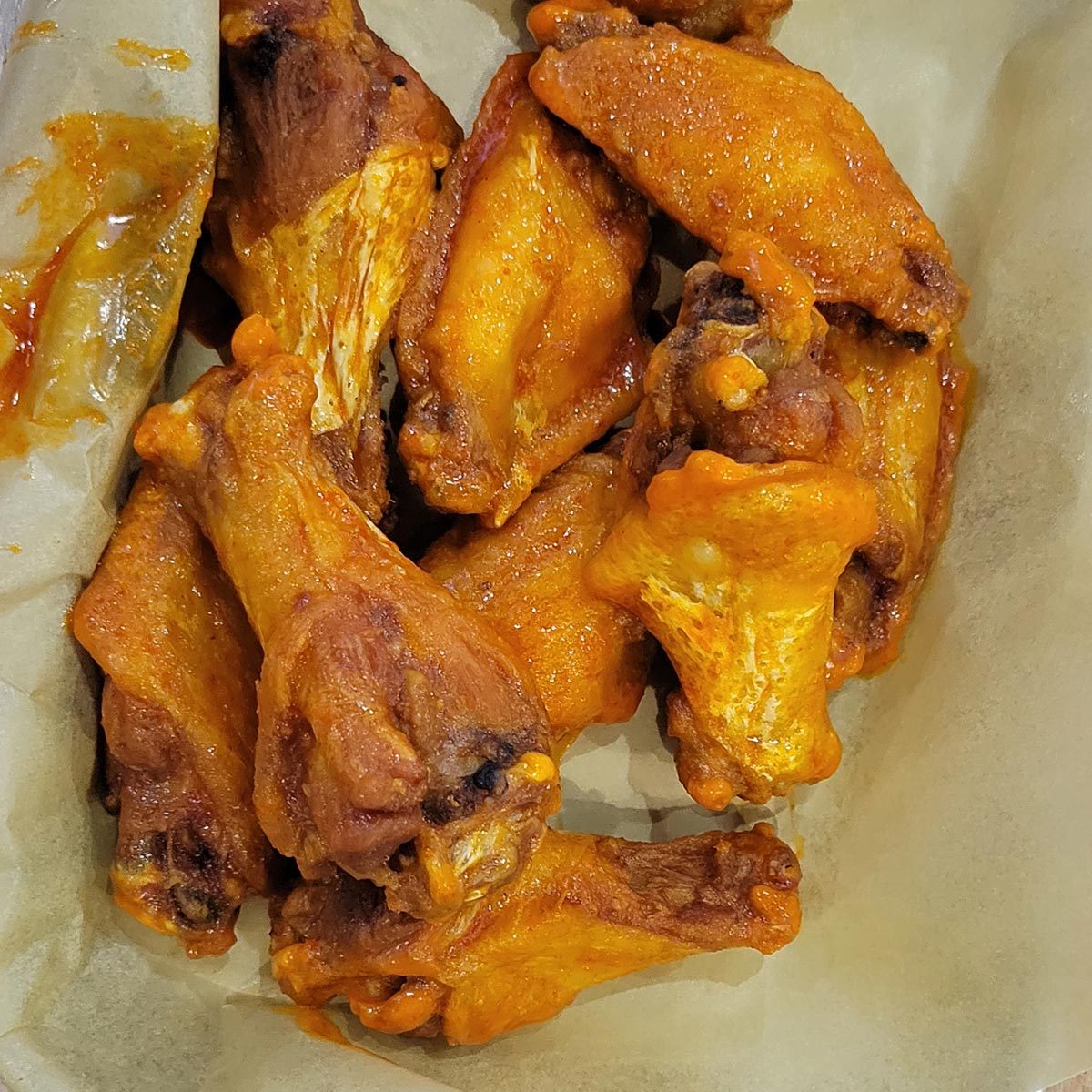 Original Buffalo chicken wings from Buffalo Wild Wings