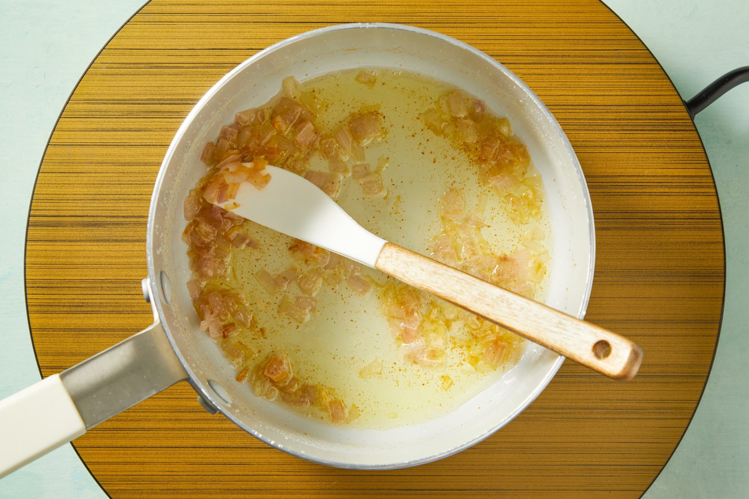 Shallot and butter in a small saucepan over medium heat.