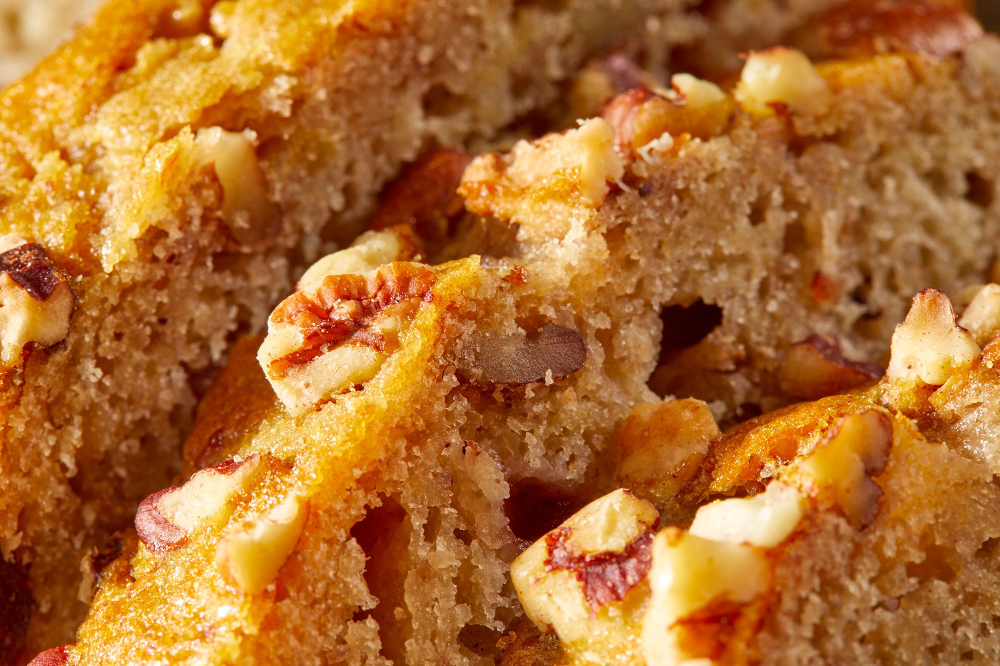 Close-up view shot of Double Cranberry Banana Bread