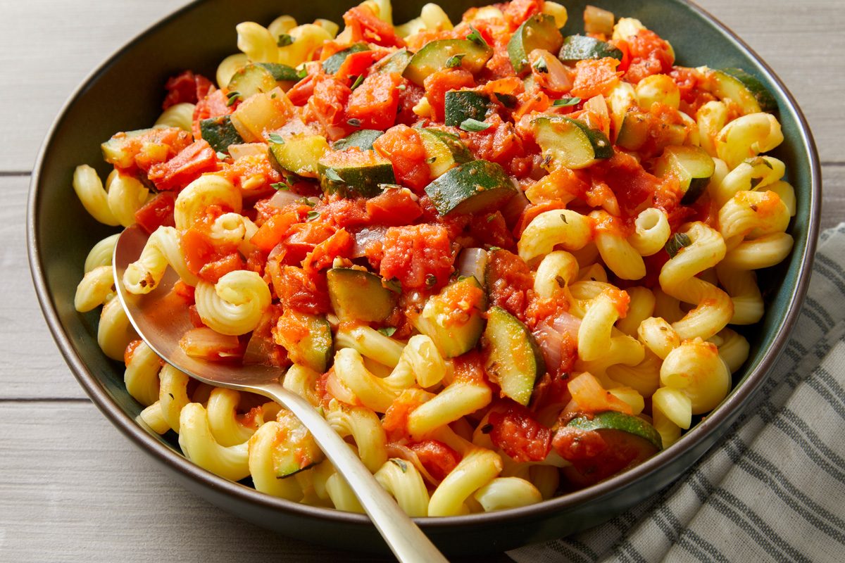 Zucchini Tomato Pasta