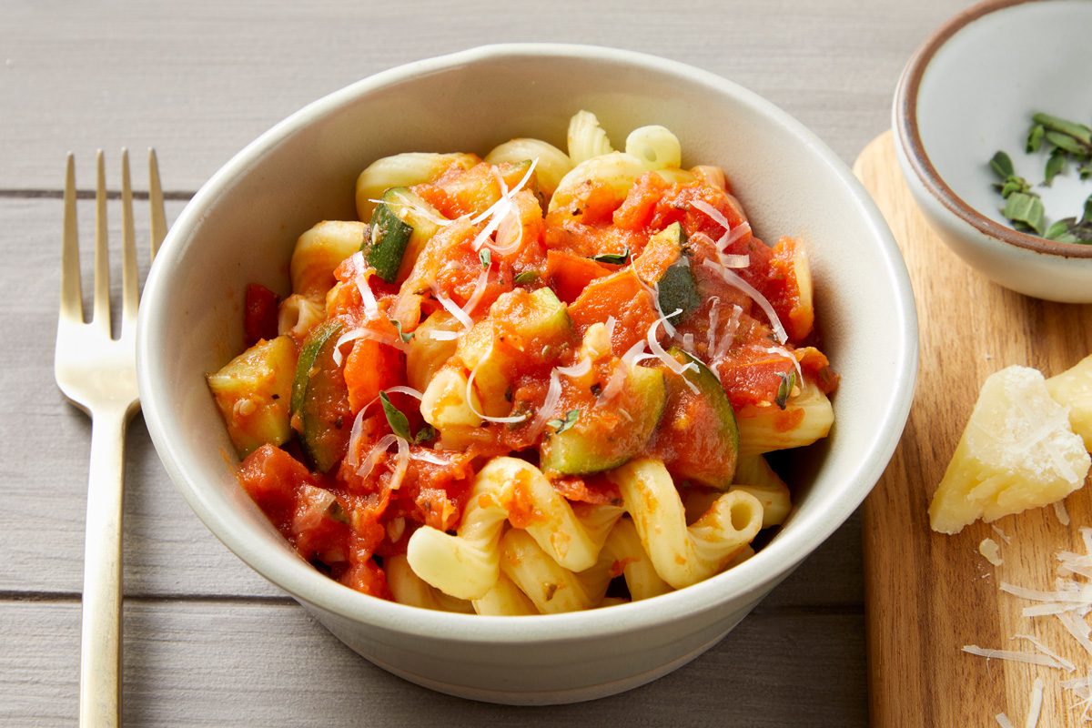 Zucchini Tomato Pasta