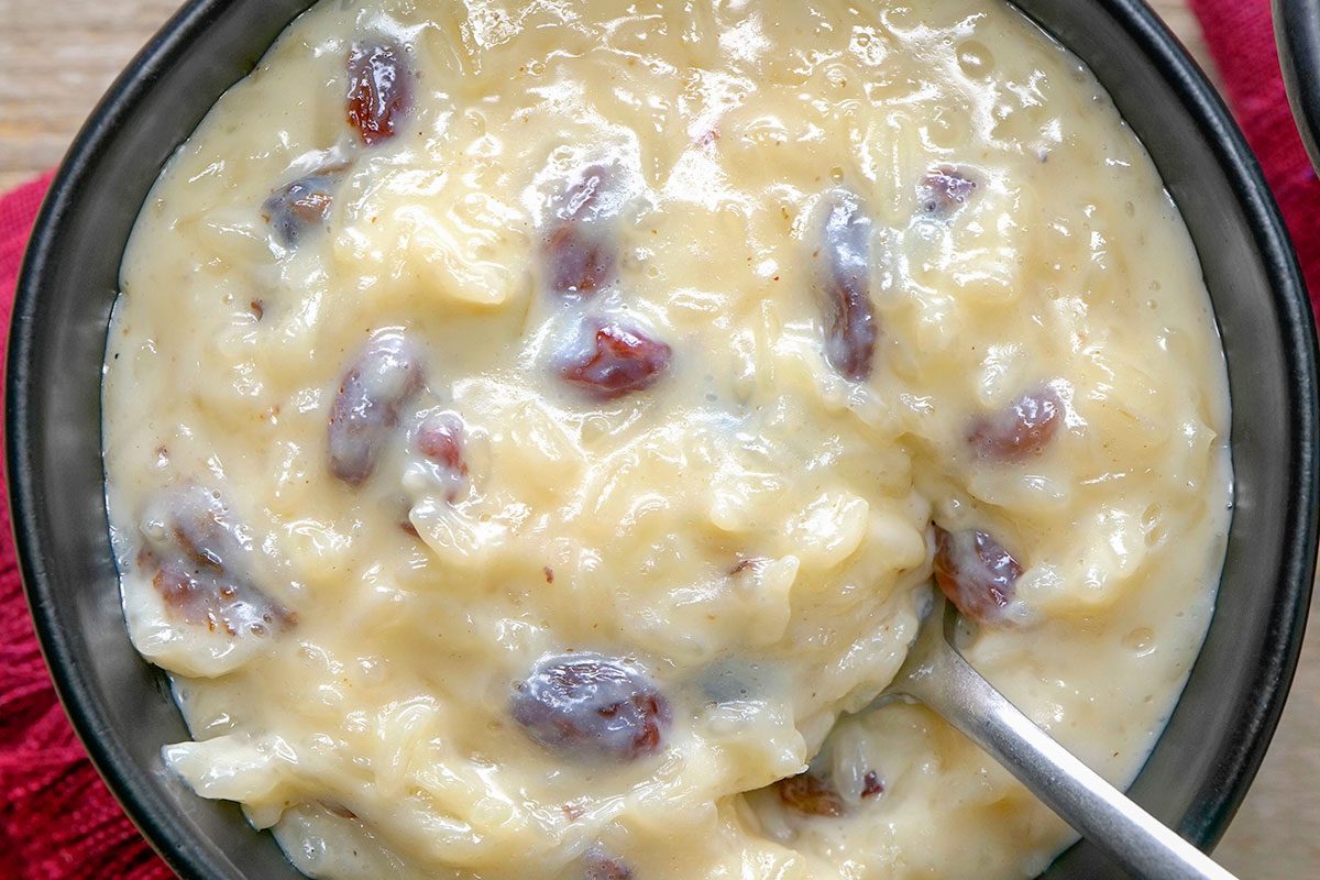 Arroz con Leche in a bowl