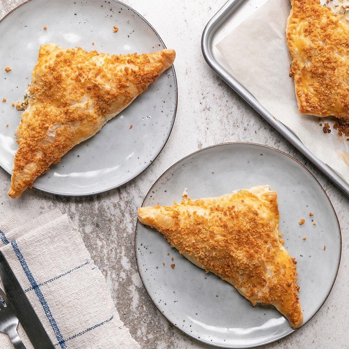 Shrimp Puff Pastry Triangles