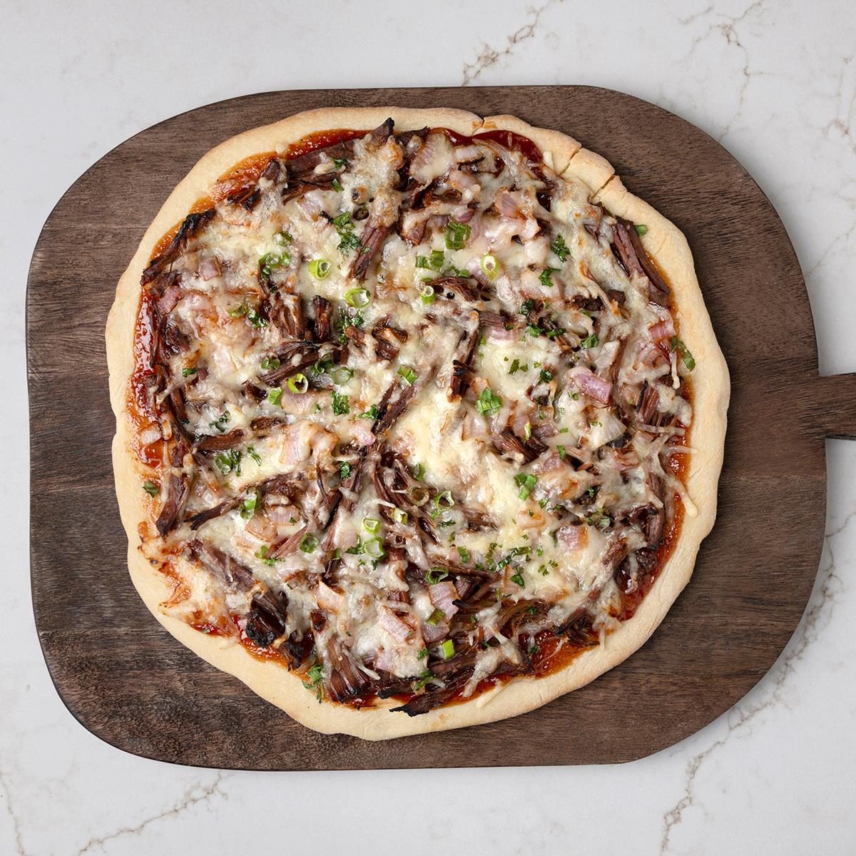 Beef Brisket Pizza