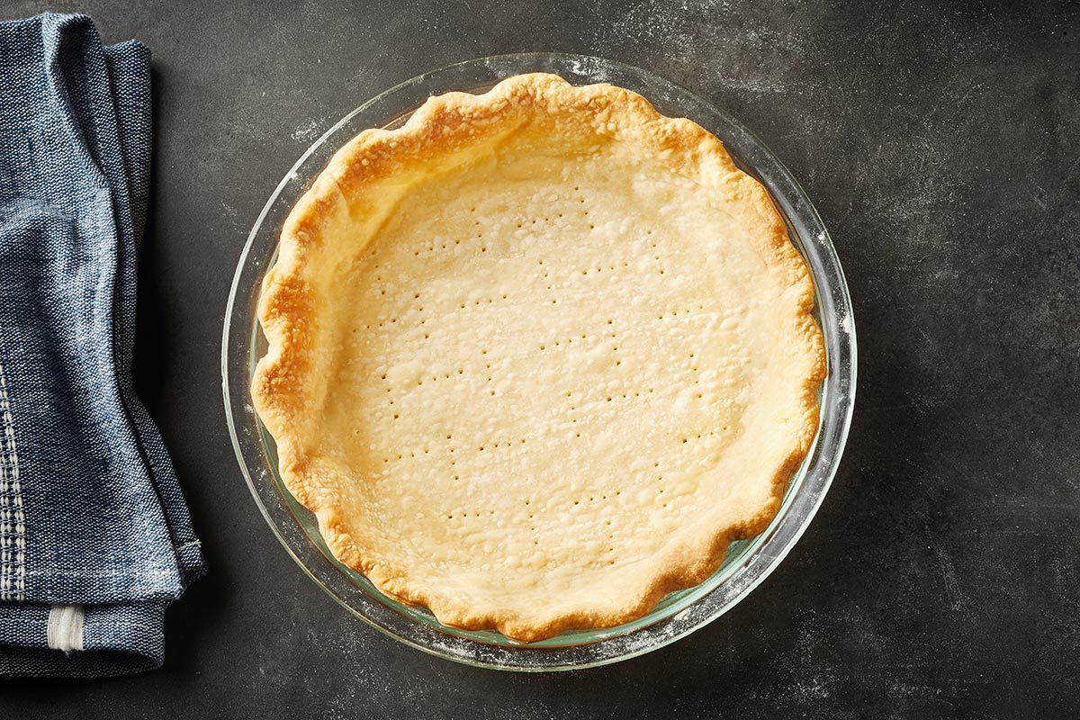 Par bake pie crust