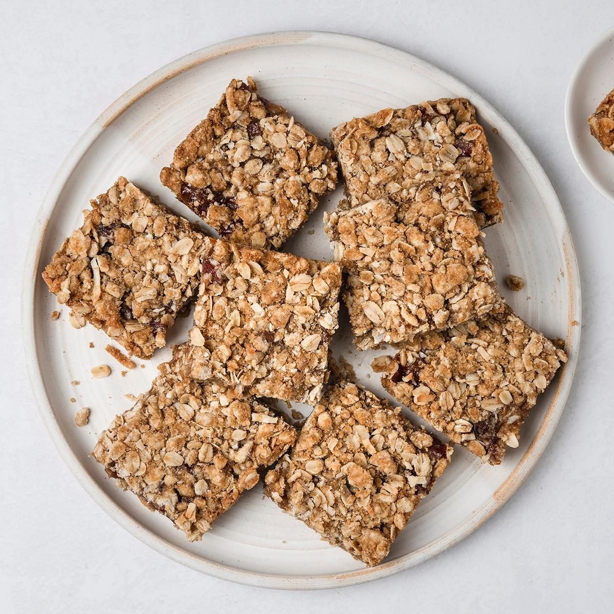 Rhubarb Oatmeal Bars