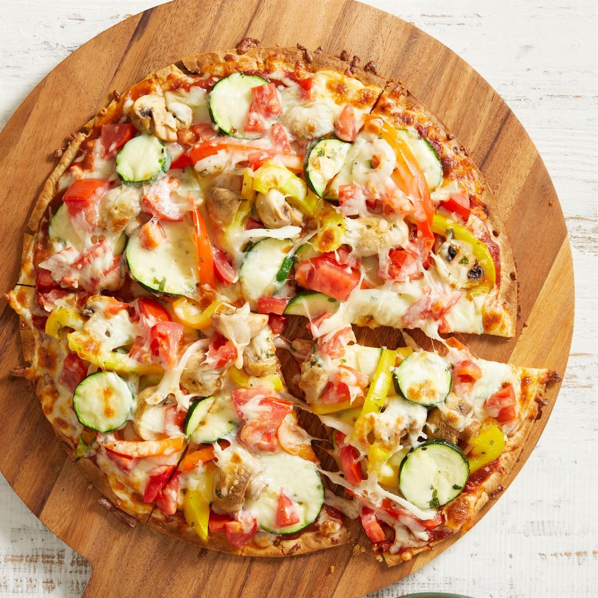 Grilled Vegetable Pizza