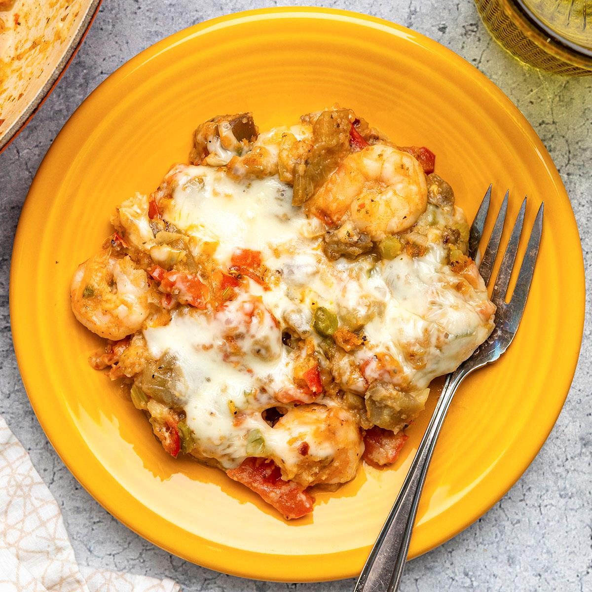 Ragin Cajun Eggplant And Shrimp Skillet