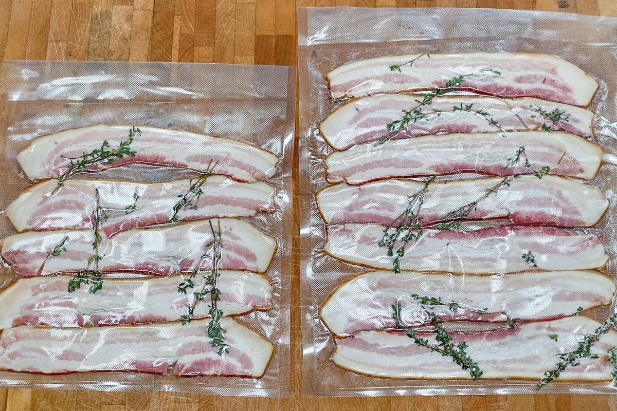 vacuum sealed food
