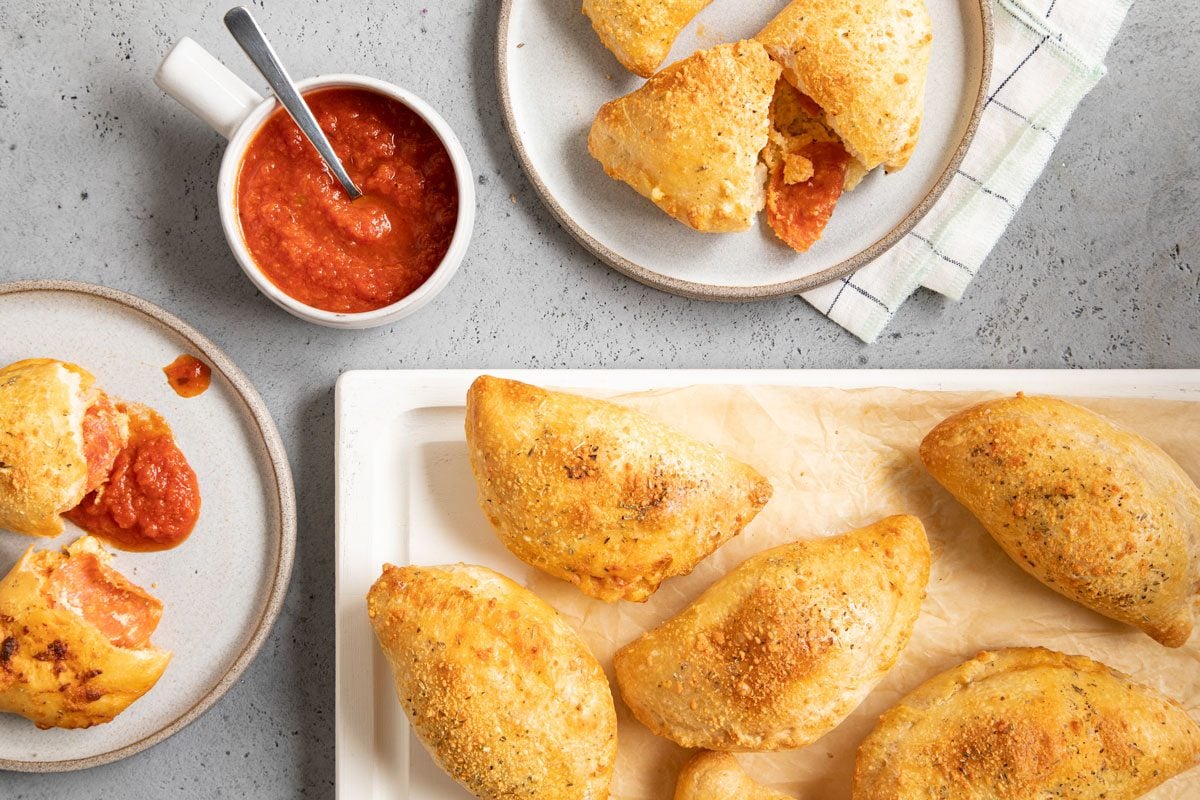 Air Fryer Pizza Pockets