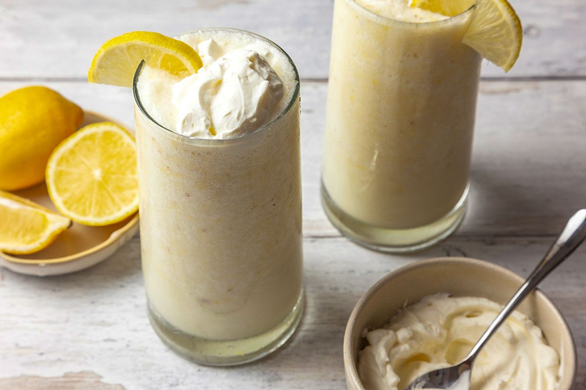 Frozen Whipped Lemonade 