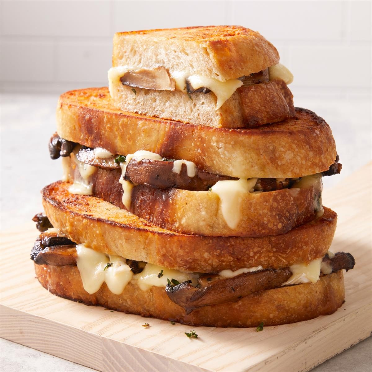 Mushroom Grilled Cheese