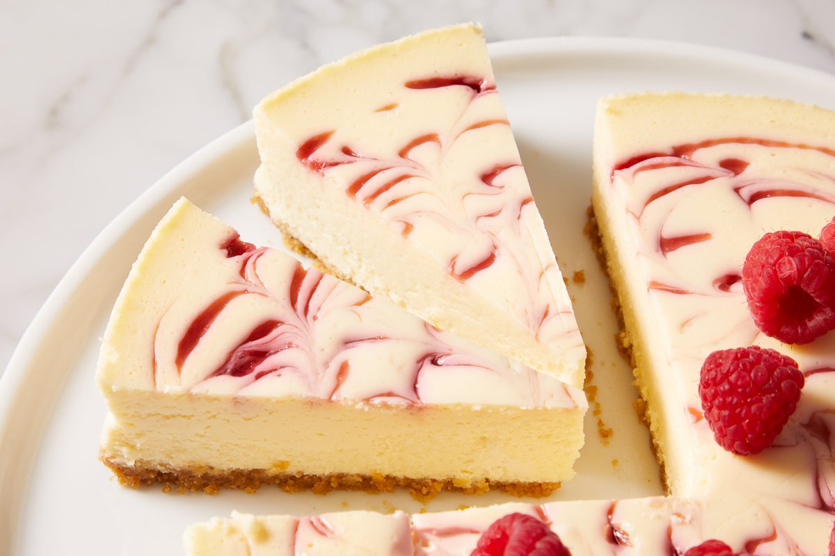 Lemon Raspberry Cheesecake