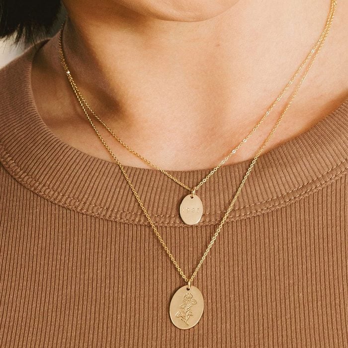 Made By Mary Mini Oval Necklace