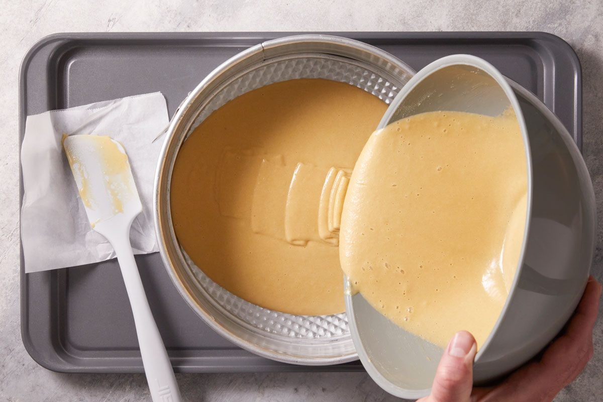 Transfer to prepared pan.