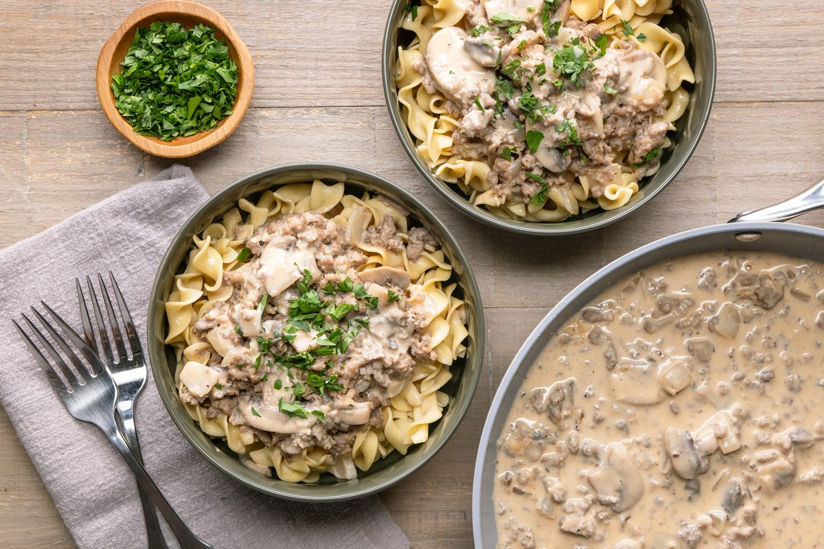 Sausage Stroganoff