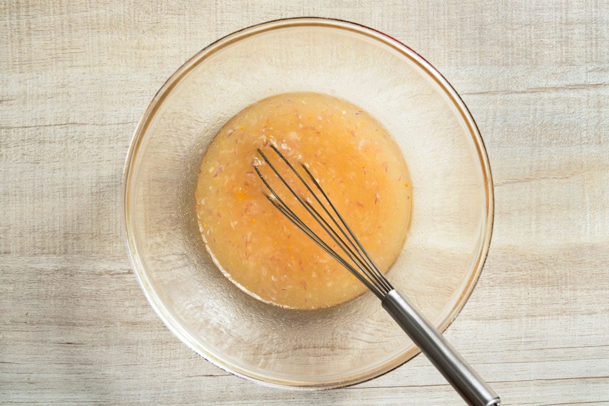 whisk and set aside.