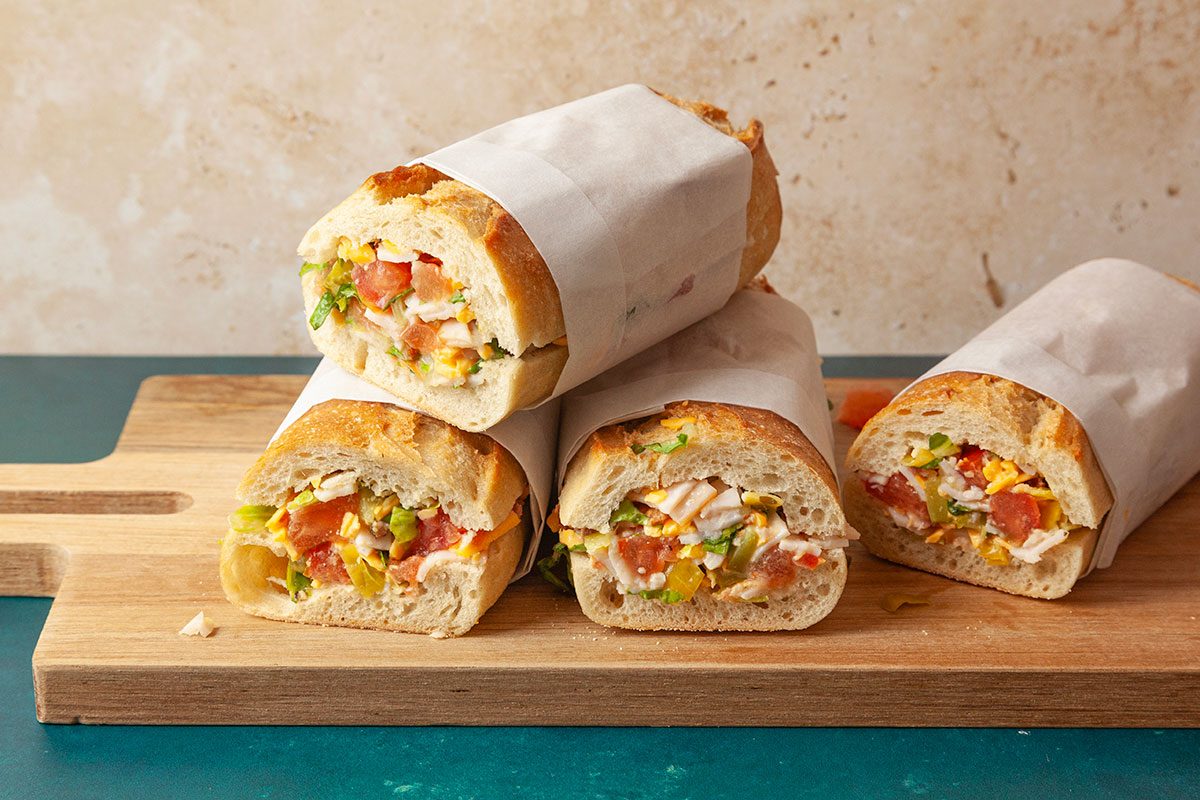 Stuffed Sub Salad Sandwich 