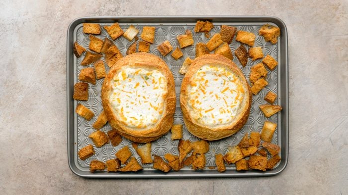 Baked Crab Dip Is Ready And Served