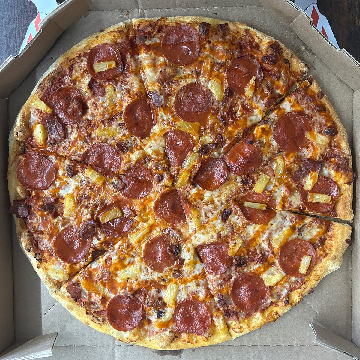 Rachels Sweet Buffalo Pizza