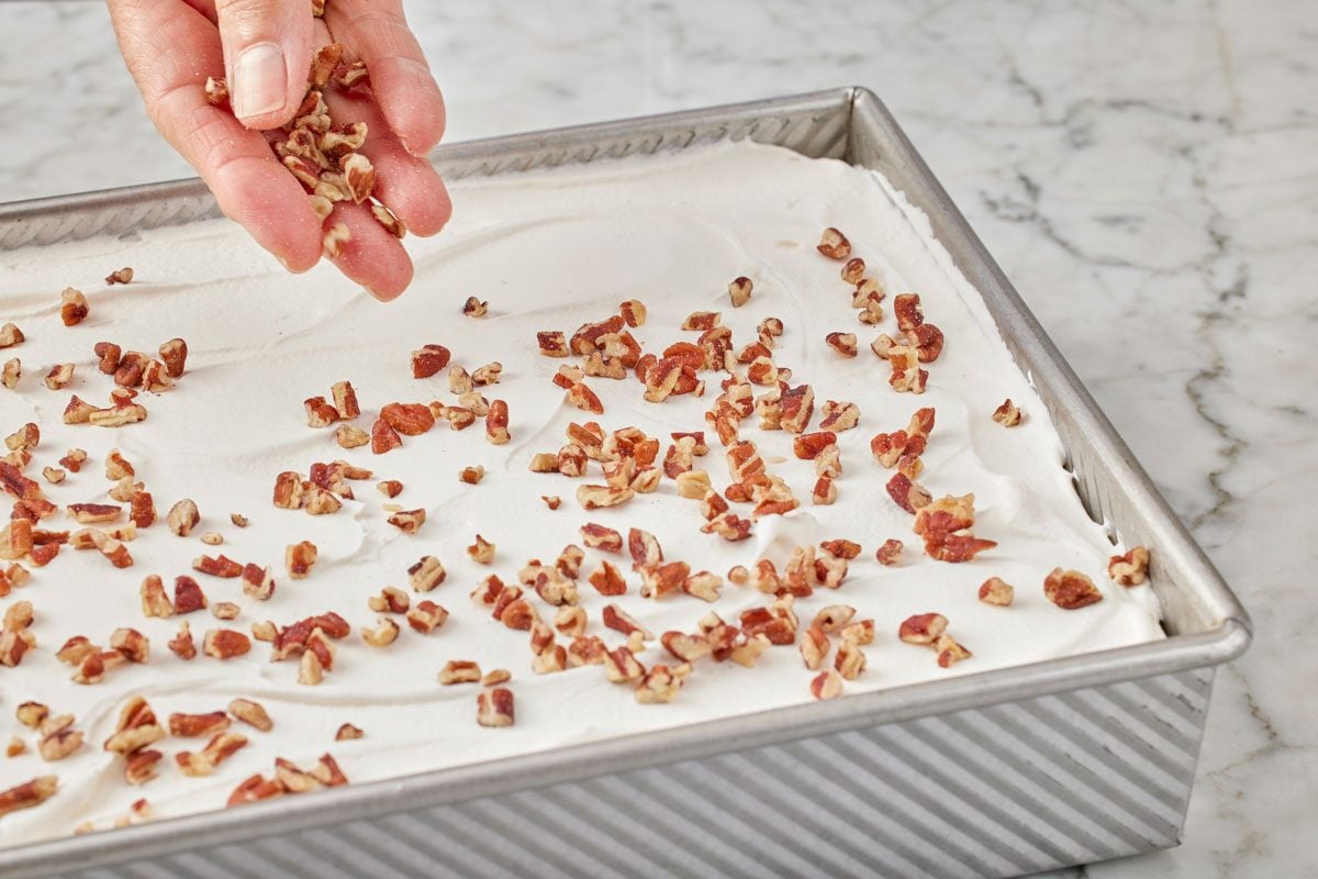 sprinkle with pecans.