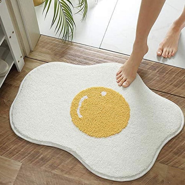 Egg Bathroom Rug Via Walmart.com