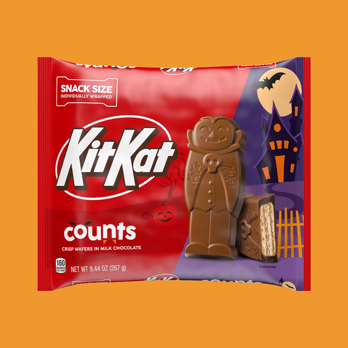 Hershey Is Releasing A Brand New Kit Kat Shape For Halloween Kit Kat Chocolate Haloween Edition Courtesy Hershey's