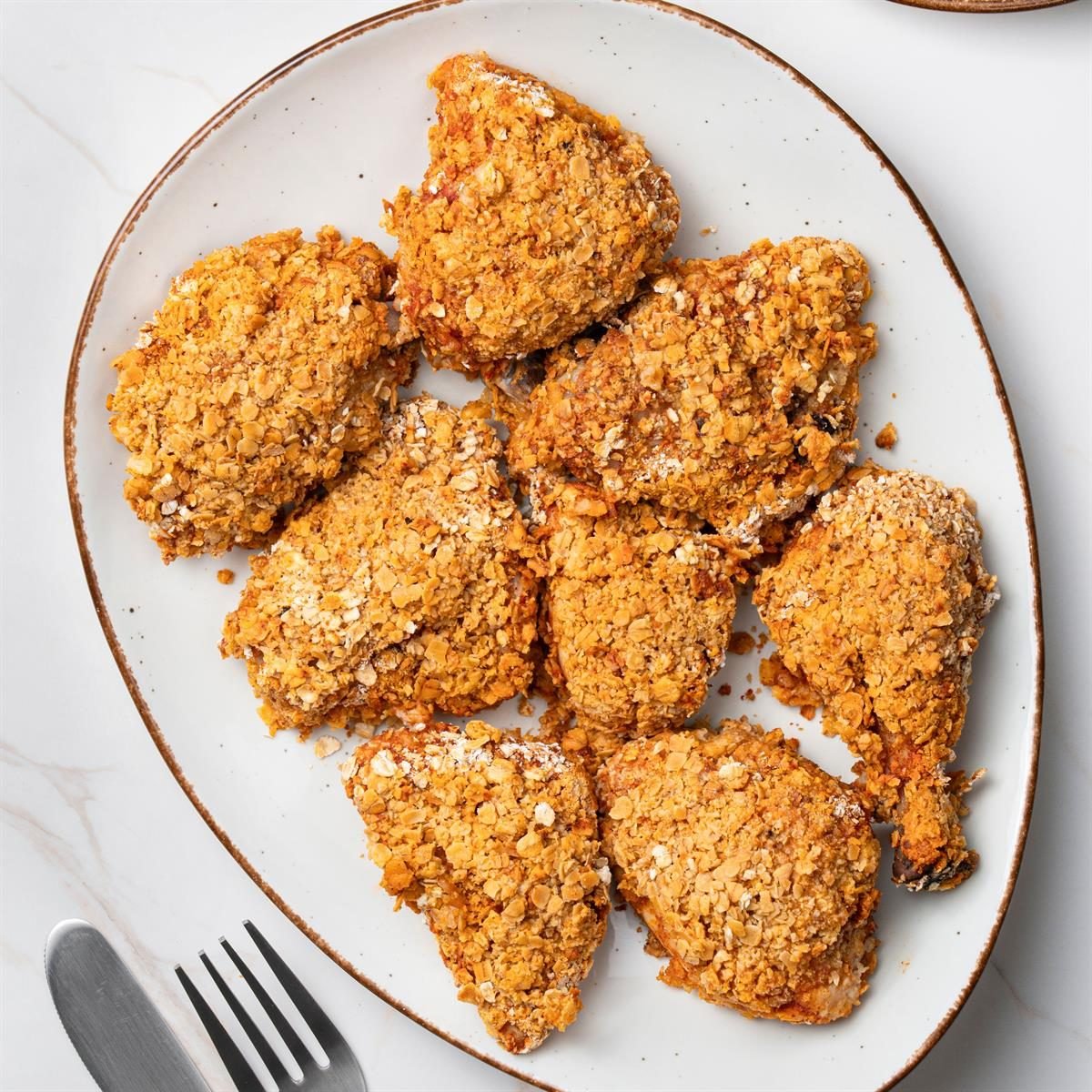 Oatmeal-Crusted Chicken