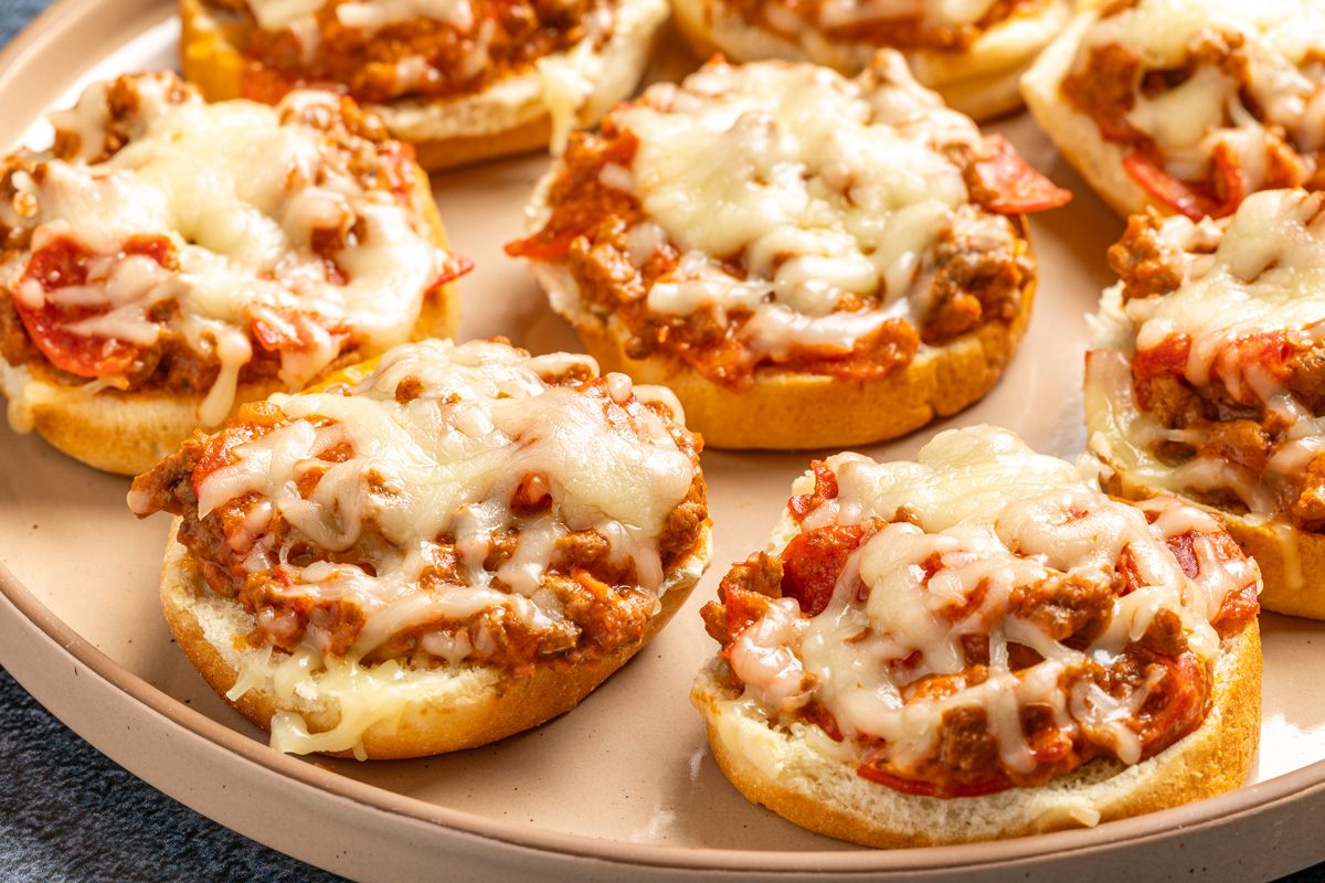 Open Faced Pizza Sandwich