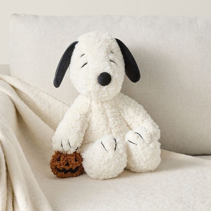 Snoopy Pumpkin Pillow